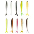 thumbnail image 1 of 10Pcs Professional Fishing Lures Wear-resistant Swimbait Artificial Fishing Equipment (Mixed Color), 1 of 8