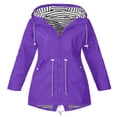 thumbnail image 1 of PENGXIANG Coupe-Vent Imperméable à Capuche Doublé pour Femmes Veste Légère Extérieure Imperméable 4TG, 1 of 3