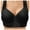 Black, variant on Push Up Bras for Women Womens Adjustable Spaghetti Thin Strap Sports Bra - Padded Wireless Square Neck Workout Yoga Bra(Red,40)