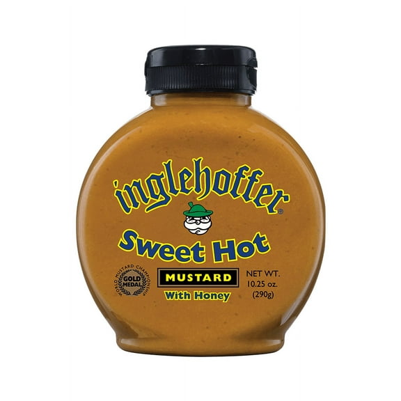 Inglehoffer Sweet Hot Mustard With Honey, 10.25 oz Bottle