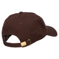 thumbnail image 4 of Pattern Cactus Embroidered Unstructured Washed Cap - Brown OSFM, 4 of 5