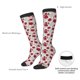 thumbnail image 4 of Balery Leaves And Anemone Flowers In Red Grey Calcetines novedosos Calcetines deportivos Calcetines hasta la rodilla Calcetines de algodón Calcetines originales y geniales, 4 of 6