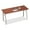 Multi-color, variant on Linea Italia Trento Line Rectangular Desk, 59.13" x 23.63" x 29.5", Cherry