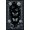 Black Gray, Pattern 6, variant on ODIKA 8'x10' Washable Area Rug Gothic Witchy Snake Moody Whimsical Boho Border Moth Witch Themed for Dining Room, Large Office, Lounge, Non-Slip Chair-Friendly Mat