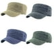 thumbnail image 3 of Qarigey Gorro estilo gorra de cadete básico y desgastado de algodón Sombreros verde Qarigey PS15897-04, 3 of 6