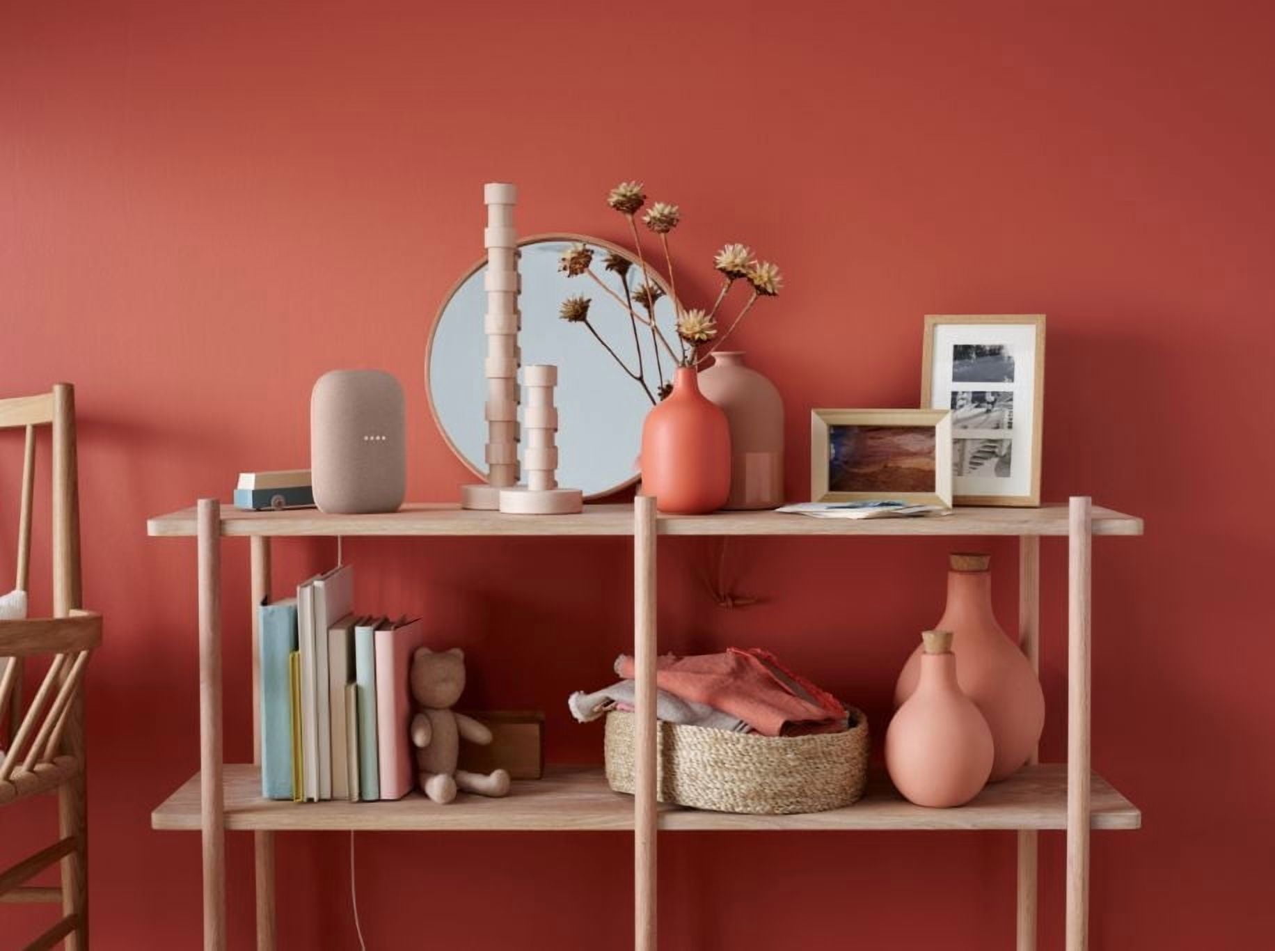 Google Nest Audio - Smart Speaker, with Google Assistant - Chalk