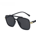 thumbnail image 1 of Gafas de sol cuadradas de montura grande para hombre, gafas de sol que cambian de color y que evitan la luz azul al conducir, 1 of 3