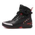 thumbnail image 1 of JG WOLVES - Summer Motorcycle Riding Boots - Breathable & Protective Gear for Men & Women - Road Racing & Commuting Shoes,Black,42, 1 of 34