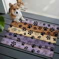 thumbnail image 3 of Entryway Rug 2'x3', Purple Brown Small Rug for Kitchen Bathroom Door Mat Indoor Entrance, Rustic Farmhouse Dog Paw Vintage Non-Slip Area Rugs Floor Mats Carpet Front Door Rugs, 3 of 8