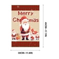 thumbnail image 3 of Christmas Garden Flag Party Decoration Hanging Flag Holiday Courtyard Garden Flag, 3 of 6