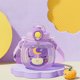 thumbnail image 4 of 1100ml Paja Big Belly Cup Drinkware Calabaza Oso Deportes Hervidores Regalo (Púrpura), 4 of 9