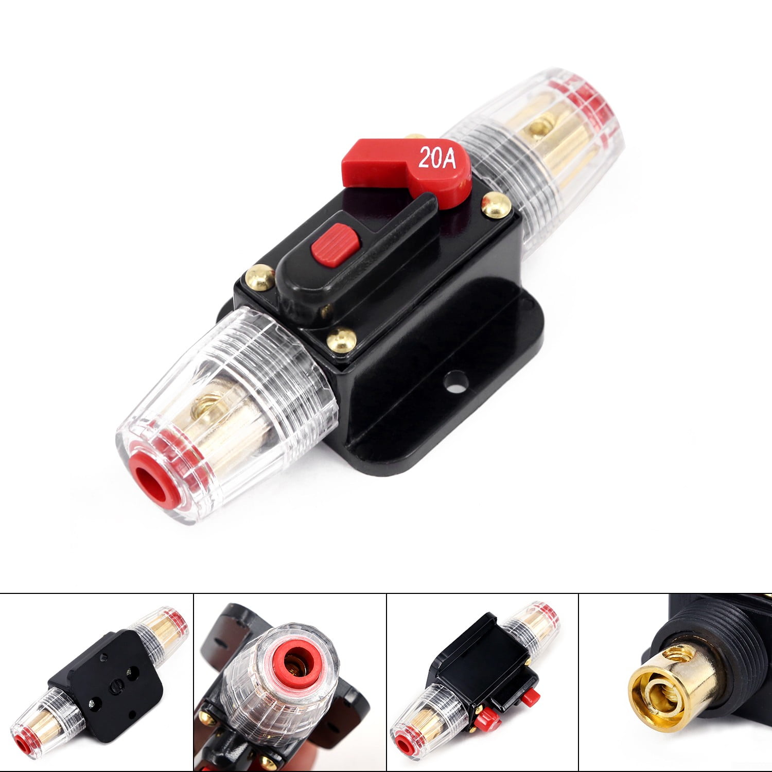 20A-100A Amp In-Line DC 12V Circuit Breaker Solar/Audio/Car/Video Fuse Holder 20A-100A Amp In-Line DC 12V Circuit Breaker Solar/Audio/Car/Video Fuse Holder