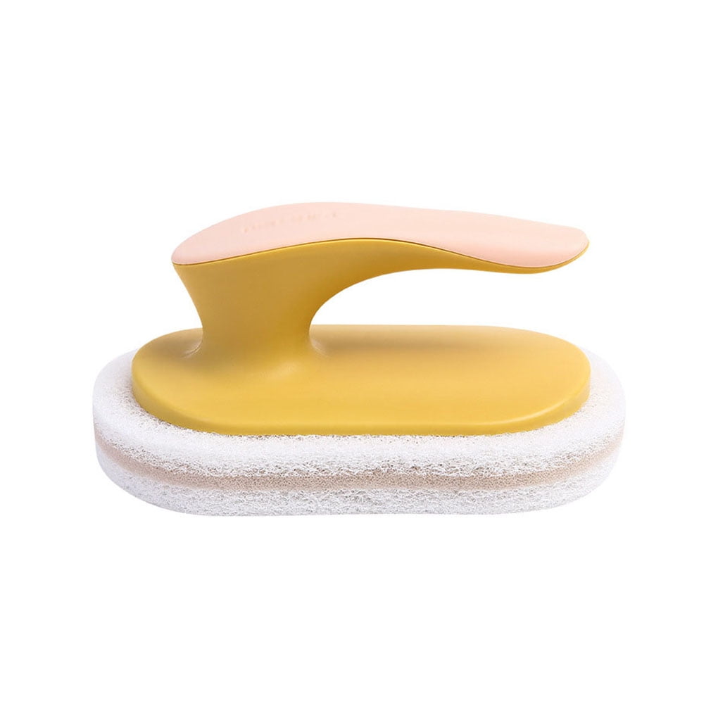 TureClos Kitchen Sponge Dish Handle Sponge Cleaning Brushes Bowl