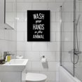 thumbnail image 6 of Home Bathroom pictures to hang on wall sayings clearance 2PCS Room Decor Oil Painting Wall Decoration Funny Bathroom Hanging Picture English Slogan Canvas Core 4Pc, 6 of 7