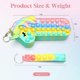 thumbnail image 2 of Pop Pencil Case Pencil Bag for Girls Kids Cute Fidget Pencil Box Organizer Unicorn Pen Case Holders Pop Bubble Make Up Pouch Silicone Cosmetic Bags wi, 2 of 4