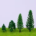 thumbnail image 2 of Bgsha 50PCS Miniature Trees Model Train Railroad Wargame Scenery Landscape Scale, 2 of 9