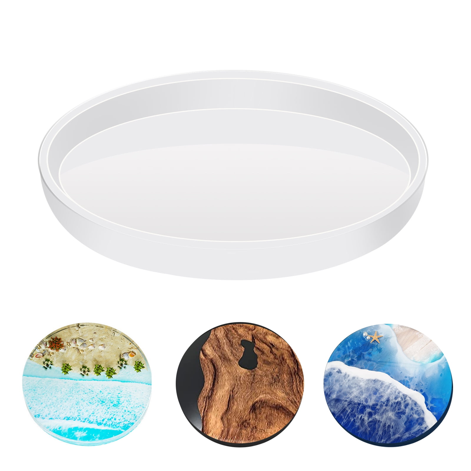  Ocean Large Rolling Tray Resin Mold with Coaster Resin Mold  Coastal Wave Riverbed Ocean Painting Art DIY Crafts Silicone Epoxy Molds  Organizer Tray Plate Table Ornament Home Decor : Arts, Crafts