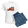 thumbnail image 5 of CafePress - Christmas Berner Red Truck Pajamas - Women's Short Sleeve Print T-Shirt and Pants Light Cotton Pajama Set, 5 of 7