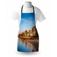 thumbnail image 4 of Charleston Apron, Historic Homes of the South Carolina Atlantic Ocean Scene Illustration, Unisex Kitchen Bib with Adjustable Neck for Cooking Gardening, Adult Size, Multicolor, by Ambesonne, 4 of 4