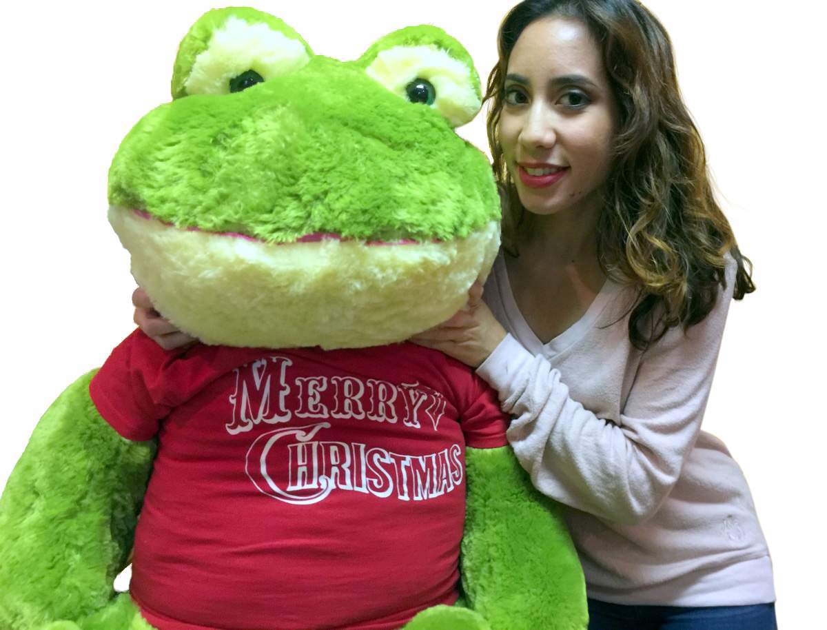 jumbo stuffed frog
