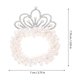 thumbnail image 2 of 3pcs Pearl Beaded Hair Scrunchies Elastic Hair Ties Pearl Crown Hair Tie Girls Ponytail Holders, 2 of 4