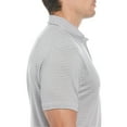 thumbnail image 4 of Lee Golf Men's and Big Men’s Feeder Stripe Short Sleeve Golf Polo Shirt, up to Size 5XL, 4 of 4