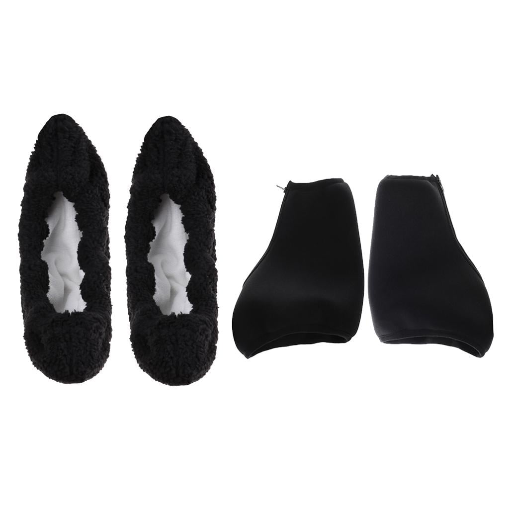 Calcetines Acolchados Patines - Protector Tobillo, Nailon Y Látex, Para Patinaje Hielo, Patines, Deporte