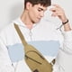 thumbnail image 5 of Top Henley,Top corto de manga larga con protección solar para mujer, camisa con cremallera completa UPF y lentejuelas, blusa informal de poliéster para uso diario, sopatenor, 5 of 6