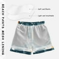 thumbnail image 3 of FORMRS Boys Swim Trunks Quick Dry Mesh Liner Boardshorts Sizes XS-XL, Oranges Pattern, 3 of 7