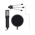 thumbnail image 2 of Avec Microphone Clip Microphone, Microphone USB, Plug And Play pour Vidéoconférence pour Enregistrement Vocal, 2 of 8