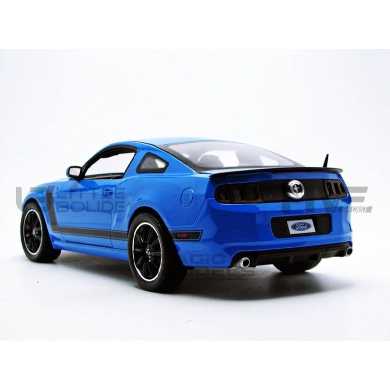 2013 Ford Mustang Boss 302 Blue 1/18 Diecast Car Model by Shelby