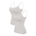thumbnail image 1 of 2PC Camisole Women's Chest Pad With Four Seasons Plus Size Modal Outer Wearing Base Beauty Back Top, 1 of 5