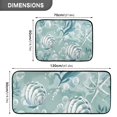 thumbnail image 3 of Seashells Algae Bubbles Kitchen Mats Non Slip Standing Desk Mat Runner Rug Washable Kitchen Rugs for Floor 2PCS, 3 of 7
