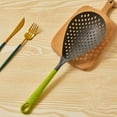 thumbnail image 1 of Oleegame 1PC Kitchen Utensils Set Multifunctional Cooking Spoon Slotted Spoon Colander Strainer Scoop Food Filter With Handle Kitchen Kitchen Tools For Cooking Green, 1 of 9