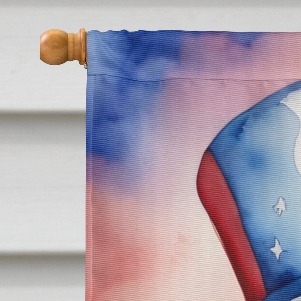 Cockapoo Patriotic American House Flag 28 in x 40 in