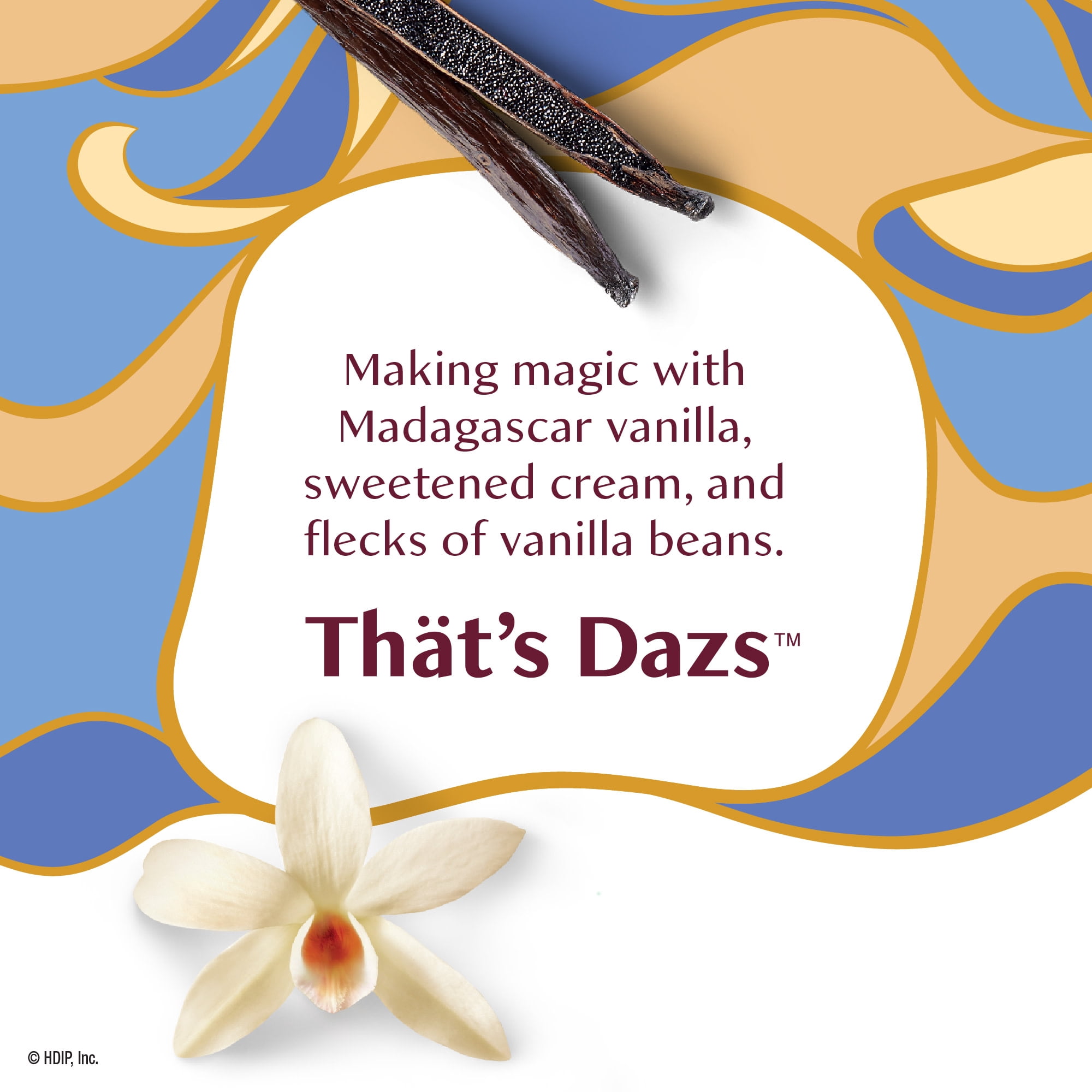 Haagen Dazs Vanilla Bean Ice Cream, Gluten Free, Kosher, 14 oz