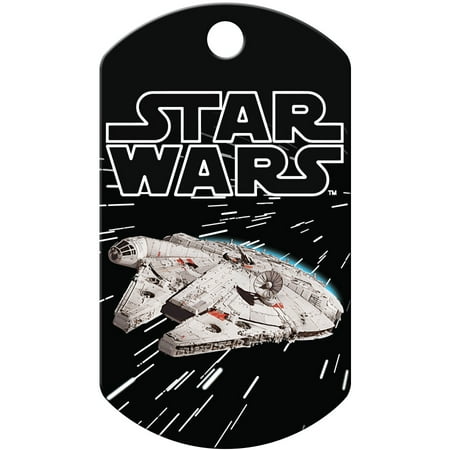UPC: 0736511008067 | Millennium Falcon Large Military Star Wars Pet ID Tag