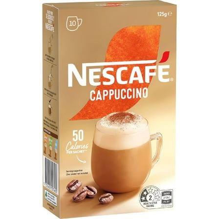 Nescafe Cappuccino Coffee Sachets 10 pack