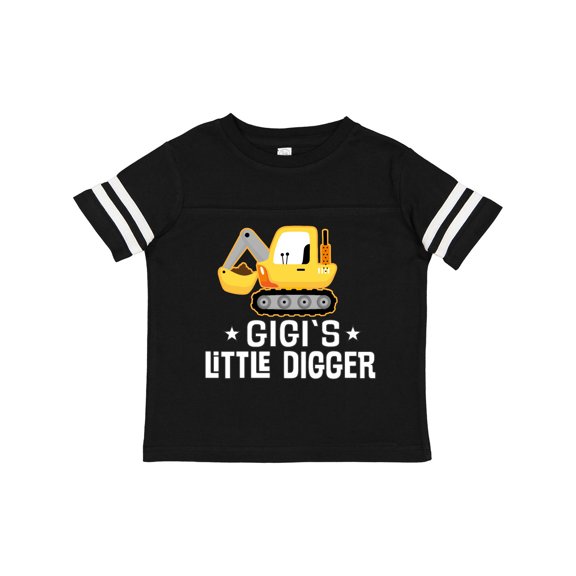 Inktastic Gigi Little Digger Construction Truck Boys Toddler T-Shirt