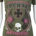 thumbnail image 6 of Archaic by Affliction Women's T-shirt Love Skull, 6 of 10
