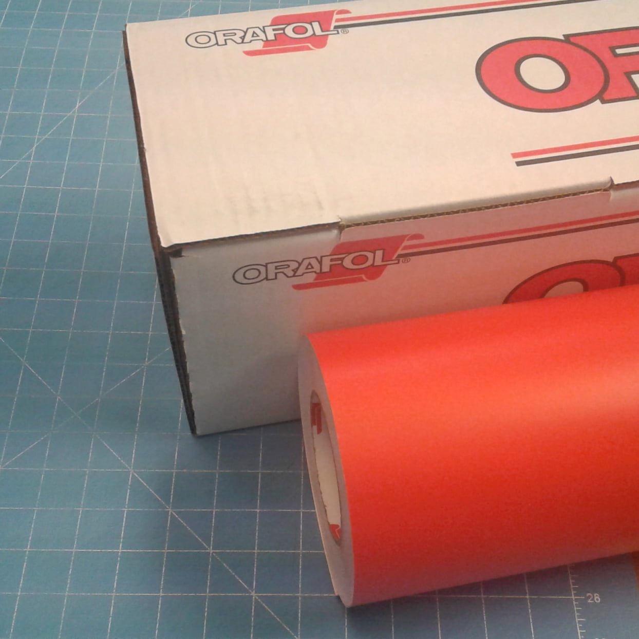 Orange 24" x 50 Ft Roll of Oracal 631 Vinyl for Craft Cutters and Vinyl