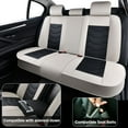 thumbnail image 6 of Car Seat Cover for Toyota Camry LE 2009, Gray Car Seat Covers, Waterproof Leather, 5 Seats Full Set, Non-slip, Easy to Clean and Install, Suitable for All Seasons, Beautify the Interior of Old Cars, 6 of 9