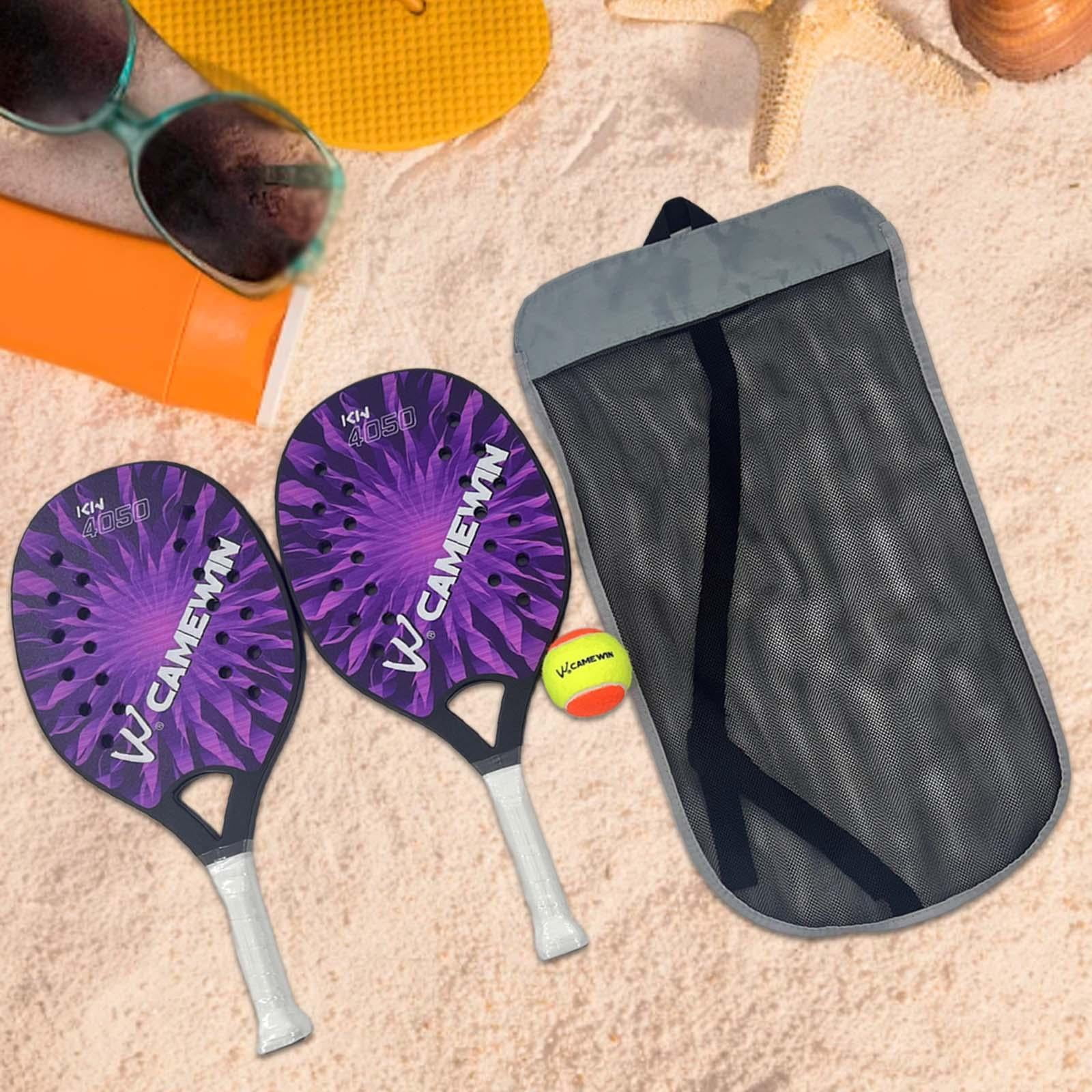 GARENDE 1 Pair Beach Tennis Rackets Anti Slip Grip Beach Tennis Paddles for Children