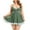 Green, variant on WEAIXIMIUNG Plus Size Maternity Bathing Suit Xxl Women's Swimsuit Printed Matching Ruffle Backless High Waist Pants Sexy Beach Swimming Hot Spring Bathing Bikini