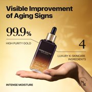 Nature Republic Ginseng Gold Silk Gold Ampoule - Korean Beauty, Hydrating Facial Moisturizer, All skin Type, 100ml / 3.38 Fl Oz