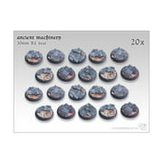 Tabletop Art 30mm Round Base w/Lip - Ancient Machinery (20) New