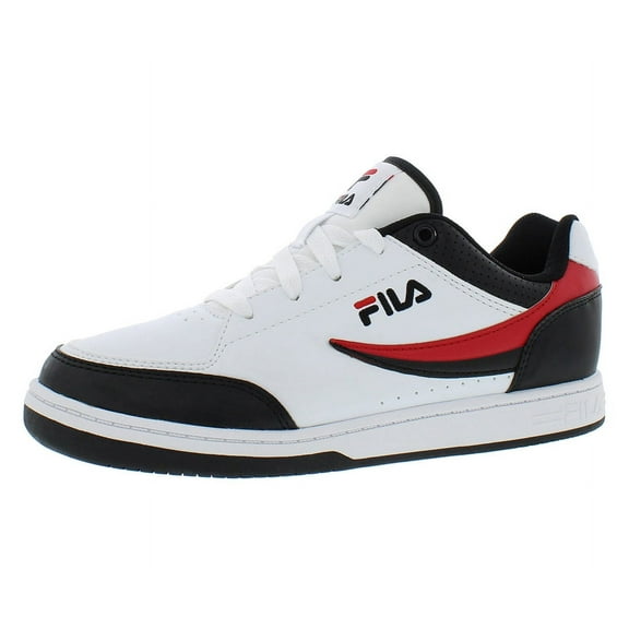 Fila Bbn 92 Boys Shoes Size 4, Color: White/Black/Red