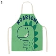 thumbnail image 2 of Dinosaur Kids Apron - Waterproof Polyester Aprons with Adjustable Strap and Pocket Kitchen Chef Bib Aprons for Children Boys Cooking, 2 of 7