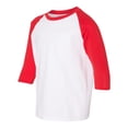 thumbnail image 2 of Youth Heavy Cotton™ 3/4-Raglan Sleeve T-Shirt, 2 of 5