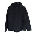thumbnail image 3 of Calvin Klein Men's Black Sherpa Lined Hooded Soft Shell Jacket Large B4HP, 3 of 9